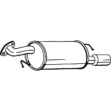 Toba esapament finala Toba finala esapament MAZDA 6 2.0-2.5 08.07-07.13 MAZDA 6 (GH), Turism, 12.2007 - 07.2013 Bosal 171-179