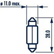 Bec, lumini interioare CHEVROLET AVEO / KALOS (T200), Sedan, 01.2003 - 12.2008 Narva 173153000
