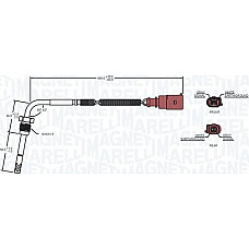 Senzor. temperatura gaze evacuare Senzor temperatura evacuare SEAT IBIZA IV IBIZA IV SC IBIZA IV ST SKODA FABIA I SKODA FABIA II (545), Combi, 10.2007 - 12.2014 Magneti Marelli 172000099010