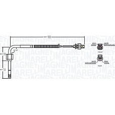 Senzor. temperatura gaze evacuare Senzor temperatura evacuare MERCEDES A W169 C CL203 C W203 C T-MODEL S203 CLC C MERCEDES-BENZ E-CLASS (W211), Sedan, 03.2002 - 03.2009 Magneti Marelli 172000023010