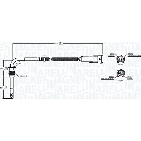 Senzor. temperatura gaze evacuare Senzor temperatura evacuare OPEL ASTRA H ASTRA H GTC ZAFIRA B ZAFIRA B-MINIVAN VAUXHALL ASTRA Mk V (A04), Hatchback, 01.2004 - 09.2009 Magneti Marelli 172000145010