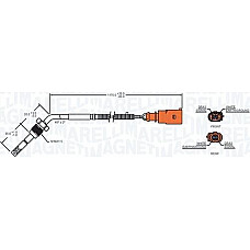 Senzor. temperatura gaze evacuare Senzor temperatura evacuare VW MULTIVAN V TRANSPORTER V 2.5D 04.03-11.09 VW TRANSPORTER V (7JD, 7JE, 7JL, 7JY, 7JZ, 7FD), Cadru de sprijin, 04.2003 - 08.2015 Magneti Marelli 172000135010