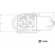 Capac. carcasa filtru ulei Carcasa filtru ulei AUDI A1 A1 CITY CARVER A3 Q2 Q3 TT SEAT ALHAMBRA ALTEA ALTEA XL AT VW GOLF V (1K1), Hatchback, 10.2003 - 02.2009 Febi Bilstein 172893