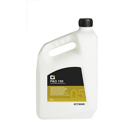 Uleiuri pt instalatia de climatizare Vehicle A/C system oil PAG 150 5L 1 pcs coolant type: R1234yf/R134a hybrid cars service eV maintenance PREMIUM PAG 150 a/C station model: wszystkie modele ERRECOM ER OL6005.P.P2