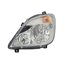 Far Lampa frontala Stanga halogen 2H7 electric cu motor bec culoare insert. cromat se potriveste. MERCEDES SPRINTER 35-T B906 SP MERCEDES-BENZ SPRINTER 3,5-t (906), Autobuz, 06.2006 - HELLA 1EB 247 012-011