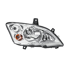 Far Lampa frontala Dreapta halogen 3H7-PY21W-W21 electric cu motor bec culoare insert. cromat se potriveste. MERCEDES VIANO W639 MERCEDES-BENZ VITO (W639), Autobuz, 09.2003 - HELLA 1EG 009 627-021