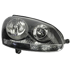 Far Lampa frontala Dreapta halogen H7-H7-PY21W-W5W electric cu motor culoare insert. argintiu-negru culoare semnalizator. alb se VW GOLF V Variant (1K5), Turism, 01.2007 - 07.2009 HELLA 1EG 247 007-621