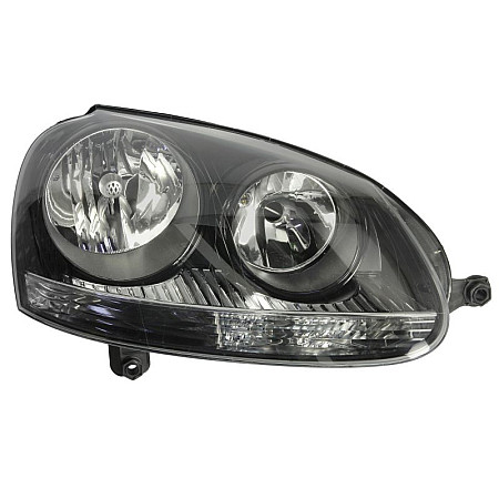 Far Lampa frontala Dreapta halogen H7-H7-PY21W-W5W electric cu motor culoare insert. argintiu-negru culoare semnalizator. alb se VW GOLF V Variant (1K5), Turism, 01.2007 - 07.2009 HELLA 1EG 247 007-621