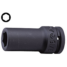 "Tubulare si accesorii Cheie tubulara de impact 3/4"" 6 colturi lung 19mm" HANS 86300M/19