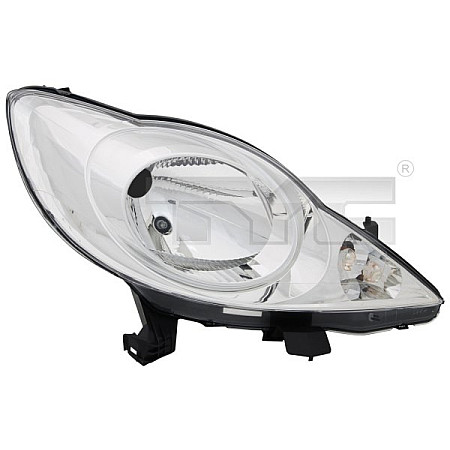 Far Lampa frontala Stanga H4 electric cu motor PEUGEOT 107 TYC TYC 20-11608-15-2