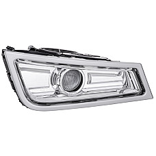 Proiector ceata Fog lamp R H3 silver frame 24V VOLVO FH FM FM II 09.05- VOLVO FH (FH), 09.2005 - HELLA 1NL 010 477-201