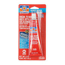 Material de etansare Silicon de etansare etansare izolant de silicon tub 85g culoare: Rosu rezistent la Apa Lichid racire Uleiuri de motor Vaselina -54/343Cscop general temperatura ridicata PERMATEX PER 60-012