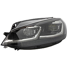 Far Lampa frontala Stanga LED LED electric cu motor se potriveste. VW GOLF ALLTRACK VII GOLF SPORTSVAN VII GOLF VII VW GOLF VII (5G1), Van, 08.2012 - HELLA 1ZX 013 924-211