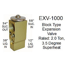 Supapa expansiune, clima Supapa de climatizare JOHN DEERE SUNAIR EXV-1000