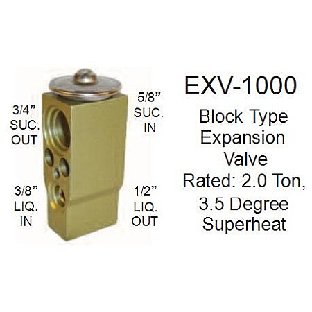 Supapa expansiune, clima Supapa de climatizare JOHN DEERE SUNAIR EXV-1000