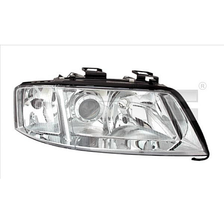 Far Lampa frontala Dreapta H1/H7 electric fara motoras culoare insert: cromat AUDI A6 C5 ALLROAD C5 01.97-06.01 TYC TYC 20-5377-08-2