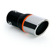 Ornament toba esapament TS-25, din otel inoxidabil lustruit, racordare 37-42mm