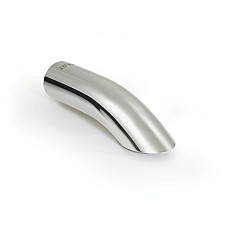 Ornament toba esapament curbat T-06, din otel inoxidabil lustruit, racordare 30-44mm