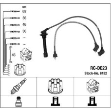 Set fise bujii DAIHATSU GRAN MOVE (G3), Dubita, 10.1996 - NGK 8452