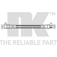 Furtun frana VW TRANSPORTER IV (70B, 70C, 7DB, 7DK, 70J, 70K, 7DC, 7DJ), Autobuz, 09.1990 - 08.2004 NK 859949
