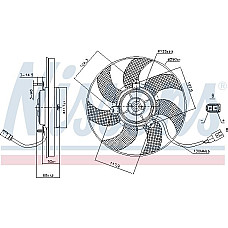 Motor electric.ventilator Ventilator radiator AUDI A1 A3 TT SEAT ALTEA ALTEA XL IBIZA IV IBIZA IV SC IBIZA IV ST VW PASSAT (365), Estate Van, 08.2010 - 12.2014 Nissens 85680