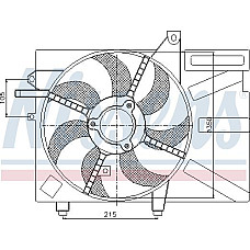Ventilator. radiator Ventilator radiator cu carcasa se potriveste. HYUNDAI GETZ 1.1-1.6 09.02-12.10 HYUNDAI GETZ (TB), Hatchback, 06.2001 - 01.2011 Nissens 85035