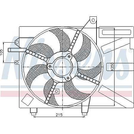 Ventilator. radiator Ventilator radiator cu carcasa se potriveste. HYUNDAI GETZ 1.1-1.6 09.02-12.10 HYUNDAI GETZ (TB), Hatchback, 06.2001 - 01.2011 Nissens 85035