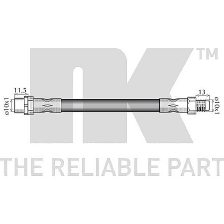 Furtun frana BMW 1 (5 door) I (E87), Hatchback, 02.2003 - 01.2013 NK 851521