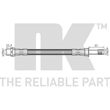 Furtun frana BMW 3 Gran Turismo VI (F34), Hatchback, 07.2012 - NK 851523