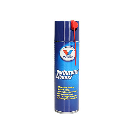 Chimicale pentru motoare Spray de curatare VALVOLINE_ este un amestec solventi formulati grija maximiza puterea eficient nu contine clorurati CARBURETTOR CLEANER 500M