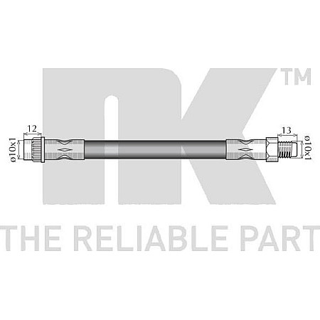 Furtun frana RENAULT 19 II Chamade (L53_), Sedan, 04.1992 - 08.2003 NK 853920