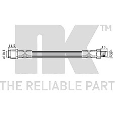 Furtun frana MERCEDES-BENZ C-CLASS (CL203), Compartiment, 03.2001 - 06.2011 NK 853331