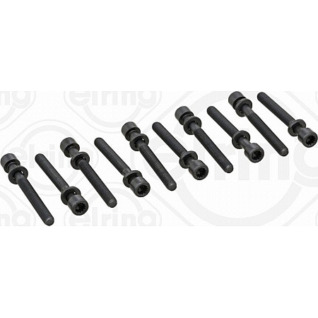 Set surub chiulasa Set bolt chiulasa AUDI A4 A6 SEAT ALHAMBRA IBIZA II VW CADDY II DERBY GOLF I PASSAT POLO 1.0-2.0 02.74-09. VW PASSAT V (3B5), Turism, 05.1997 - 12.2001 Elring 819.817