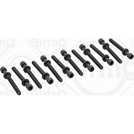Set surub chiulasa Set bolt chiulasa AUDI A3 A4 A6 FORD GALAXY SEAT ALHAMBRA CORDOBA IBIZA II TOLEDO I VOLVO S70 S80 VW CADDY VW LT 28-46 II (2DC, 2DF, 2DG, 2DL, 2DM), Cadru de sprijin, 04.1996 - 07.2006 Elring 819.875