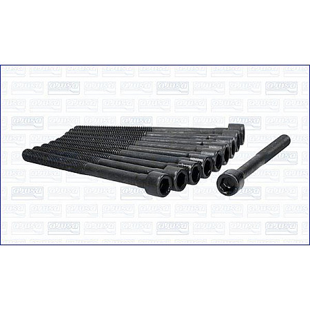 Set surub chiulasa Kit bolt chiulasa DACIA DOKKER DOKKER EXPRESS-MINIVAN DUSTER DUSTER-SUV LODGY LADA XRAY NISSAN CUB NISSAN NOTE (E11, NE11), Dubita, 01.2005 - 08.2013 Ajusa 81042800