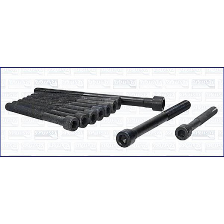 Set surub chiulasa Kit bolt chiulasa HYUNDAI COUPE I COUPE II ELANTRA III ELANTRA IV HIGHWAY I30 LANTRA II MATRIX TIB HYUNDAI ELANTRA (HD), Sedan, 11.2005 - Ajusa 81020800