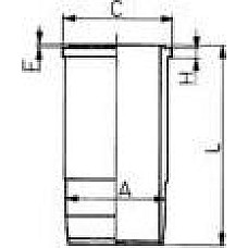 Camasa piston KS linie RVI 123.00 mm MIDR06.23.56A41 MIDR06.23.56B41 DCI11E-J01 RENAULT TRUCKS KERAX, 06.1997 - Kolbenschmidt 89588110