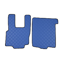 Covor compartiment picioare F-CORE cantitate in set 2 szt. material - eco-piele culoare - albastru DAF XF 105 XF 95 01.02- F-CORE F-CORE FF04 BLUE
