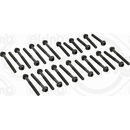 Set surub chiulasa Set bolt chiulasa MERCEDES E W124 G W460 KOMBI S W140 SEDAN 3.0D-3.4D 03.79- MERCEDES-BENZ G-CLASS (W463), Crossover, 09.1989 - Elring 820.122