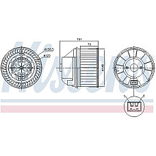 Aeroterma ventilator habitaclu Nissens 87496