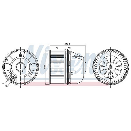 Ventilator. habitaclu Suflanta de aer se potriveste. FORD C-MAX FOCUS C-MAX FOCUS II FOCUS II-KOMBI 1.4-2.5 10.03-09.12 FORD FOCUS II (DB3), Sabrioleta, 10.2006 - 09.2010 Nissens 87492