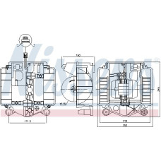 Aeroterma ventilator habitaclu MERCEDES-BENZ S-CLASS (A217), Sabrioleta, 12.2015 - Nissens 87461