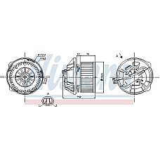 Aeroterma ventilator habitaclu CITROEN C5 (DE_, RE_), Estate Van, 06.2002 - 01.2008 Nissens 87065
