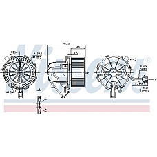 Ventilator. habitaclu Suflanta de aer AUDI A4 ALLROAD B8 A4 B8 A5 Q5 1.8-4.2 06.07-05.17 AUDI Q5 (8RB), Crossover, 11.2008 - 12.2017 Nissens 87075