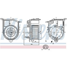 Aeroterma ventilator habitaclu RENAULT CLIO II (BB_, CB_), Hatchback, 03.1998 - Nissens 87398