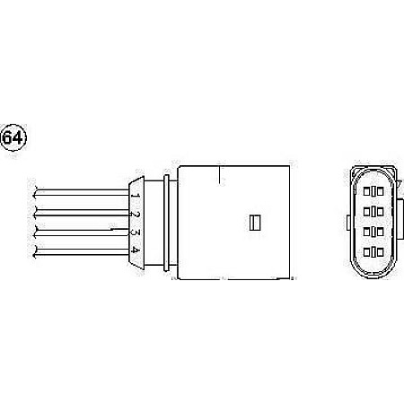 Sonda Lambda VW POLO CLASSIC (6V2), Sedan, 01.1995 - 11.2009 NGK 1627