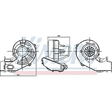 Aeroterma ventilator habitaclu OPEL MERIVA A (X03), Dubita, 05.2003 - 05.2010 Nissens 87247