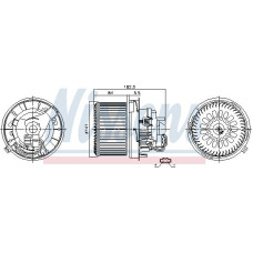 Aeroterma ventilator habitaclu TOYOTA AYGO II (_B4_), Hatchback, 05.2014 - Nissens 87261