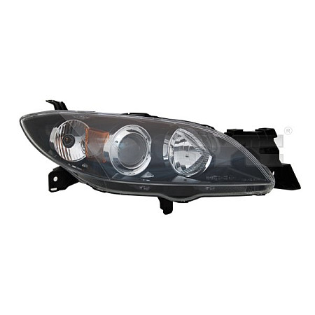 Far Lampa frontala Stanga H7/HB3 electric fara motoras culoare insert: negru MAZDA 3 TYC TYC 20-0460-05-2