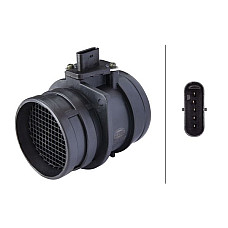 Senzor debit aer Air flowmeter 5 pin module AUDI A1 A3 A4 ALLROAD B8 A4 B8 A5 A6 C7 Q3 Q5 Q7 TT SEAT ALHAMBRA ALTEA ALTEA VW PASSAT Variant VI (3C5), Turism, 08.2005 - 11.2011 HELLA 8ET 009 149-591